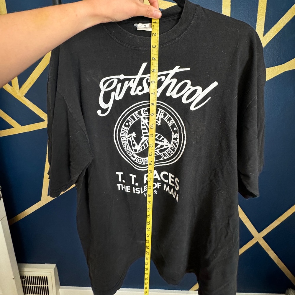 Vintage 1993 GIRLSCHOOL Tour Shirt Size M